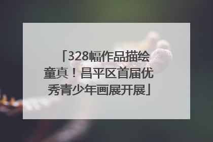 328幅作品描绘童真！昌平区首届优秀青少年画展开展